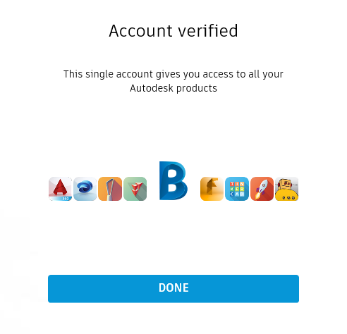 Email Account Verified Message